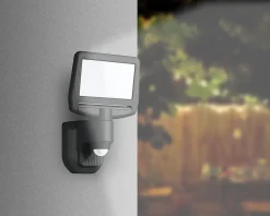 Arlux Lighting Projecteur Solaire FLOOD 15W 1000lm - Noir - Detecteur de Mouvement