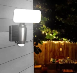 Arlux Lighting Projecteur Solaire POLARIS 8W 500lm - Detecteur de Mouvement