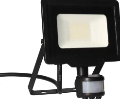 Arlux Lighting Projecteur Mural KREON 20W 1700lm - Detecteur de Mouvement - Noir