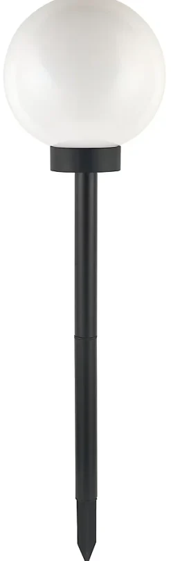 Balise à piquer extérieure LED intégrée solaire Kimberley 0.02W IP44 GoodHome noir