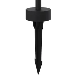 Balise à piquer extérieures Beret Led intégrée 2x160lm 7w IP44 GoodHome noir vendue par 2