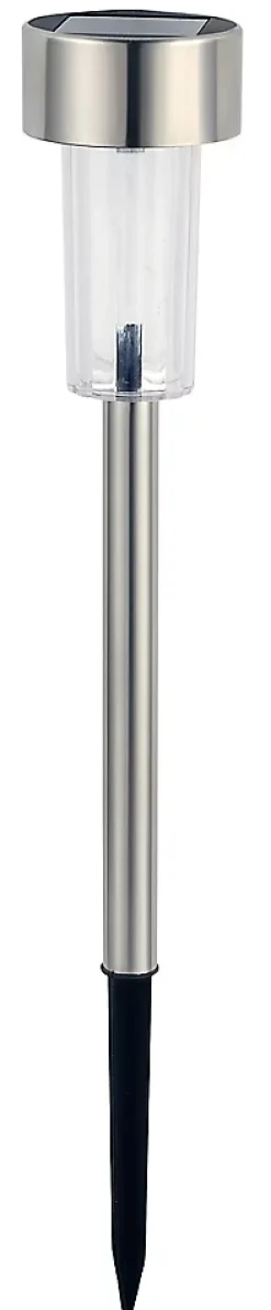 Balise extérieure Langley LED intégrée solaire 0.01W IP44 GoodHome chrome