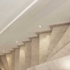 Balise LED Encastrable Ronde 3W 220V 34 degrés Blanche IP20 pour Escaliers - Blanc Neutre 4000K - 5500K - SILAMP