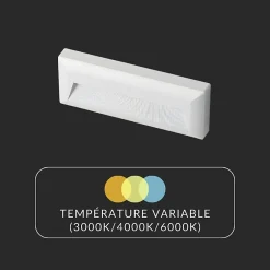 Balise LED Saillie CCT Étanche 5W BLANCHE - 3000K/4000K/6500K - SILAMP