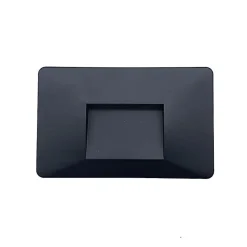 Balise LED saillie 3W 220V 120 degrés Noire IP44 pour Escalier - Blanc Froid 6000K - 8000K - SILAMP