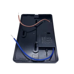 Balise LED saillie 3W 220V 120 degrés Noire IP44 pour Escalier (Pack de 10) - Blanc Chaud 2300K - 3500K - SILAMP