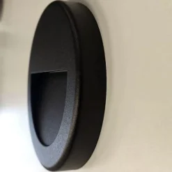 Balise LED Saillie 3W 220V 120 degrés Rond Noir IP44 pour Escalier - Blanc Chaud 2300K - 3500K - SILAMP