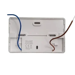 Balise LED saillie 3W 220V 120 degrés Blanche IP44 pour Escalier - Blanc Neutre 4000K - 5500K - SILAMP