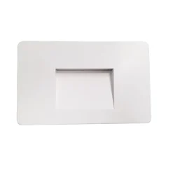 Balise LED saillie 3W 220V 120 degrés Blanche IP44 pour Escalier - Blanc Chaud 2300K - 3500K - SILAMP