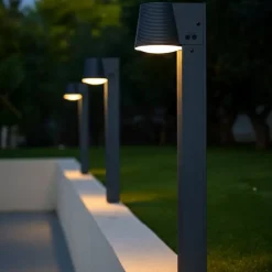 Balise solaire à fixer ou à planter SOLINE TALL H70cm