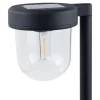 Balise solaire à piquer LED intégrée Brith noir IP44 0.08W blanc chaud
