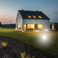 Balise solaire - XANLITE - SO1811N - 600 Lumens - Détecteur de mouvements - Noir