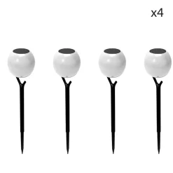 Balise solaire EZIlight Solar peaky ball - Pack de 4