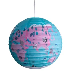 Ballon japonais 'Kid Ballon' Globe de papier Abat-jour de suspension de 50 cm de diamètre