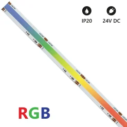 Bande LED COB IP20 5m RVB 24V 15W/MT