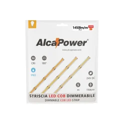 Bande LED COB IP65 monochrome 5m 15W/MT 24V 3000K