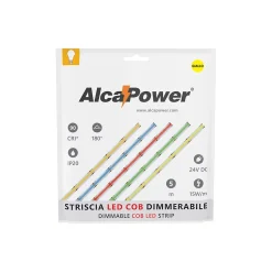 Bande LED COB monochrome 15W/MT 24V Bobine 5m Jaune