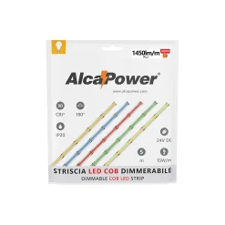 Bande LED 5m COB IP20 Unicolore 15W/MT 24V 3000K