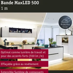Bande led MAxLED 500 modulable 1m pour corniche éclairage indirect