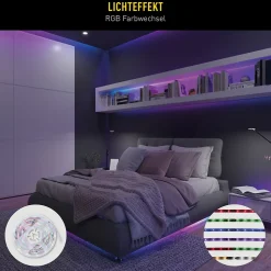 Bande LED RGB d'intérieur avec scénario lumineux L : 5 m