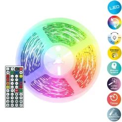 Bande LED RGB d'intérieur avec scénario lumineux L : 5 m