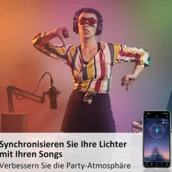 Bande LED RGB 20M avec télécommande et application Lotus Lantern