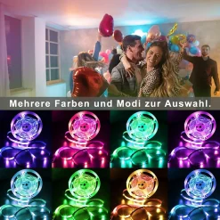 Bande LED RGB 20M avec télécommande et application Lotus Lantern