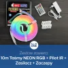 Bande LED RGB néon 24 V 10 W/m 200 lm/m IP65 avec contrôleur alimentation et télécommande rouleau 10 m DIGITAL-10 HOROZ