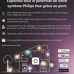 Bande lumineuse extérieur Philips Hue IP67 1490lm 5m