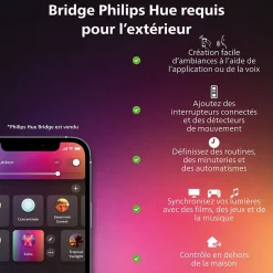 Bande lumineuse extérieur Philips Hue IP67 765lm 2m