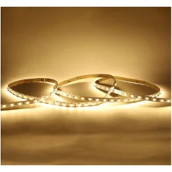 Bandeau LED 5m - 3000K Blanc Chaud - 60 LED/m - 9W/m - IP54 - Silicone - 24V