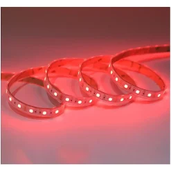 Bandeau LED RGB - 5m - 60 LED/m - 9W/m - IP67 - 24V - Silicone