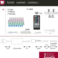 Bandeau MaxLED 500 - couleur variable - éclairage indirect Paulmann 300 cm