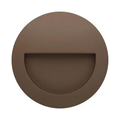 Beneito & Faure - Mis R Wall 3W LED Spot encastrable, Applique murale ronde IP65 Interrupteur 2700K/3200K/4000K - Corten