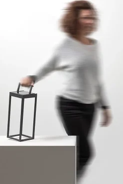 Bientôt lanterne solaire LED anthracite 2,2w IP54 h. 52,5 cm