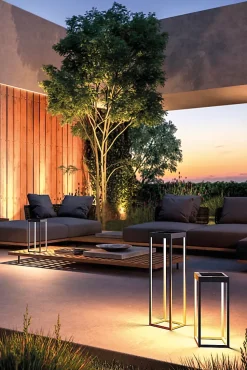 Bientôt lanterne solaire LED anthracite 2,2w IP54 h. 32,5 cm