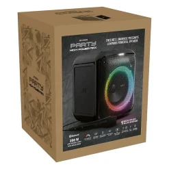 BIGBEN PARTYBTHPMAX - Enceinte lumineuse sans fil - Bluetooth 5.3 - 200W - USB, SD, Aux-In - Micro filaire (idéal Karaoké)