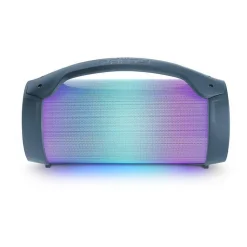 BIGBEN PARTYBTLITEDB - Enceinte lumineuse sans fil - Bluetooth - Micro inclus - Effets lumineux - 50W - Dark blue