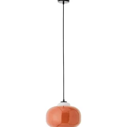 BLOP Suspension orange, verre/métal, E27 60W ampoule non incluse
