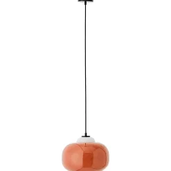 BLOP Suspension orange, verre/métal, E27 60W ampoule non incluse