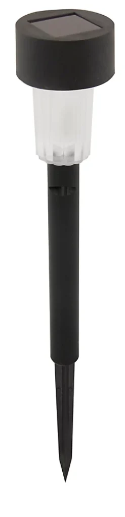 BLOSSOM: Borne lumineuse solaire de jardin, noire