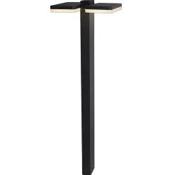 Borne d'éclairage extérieur LED 'Clair' , en métal anthracite, avec LED intégrée