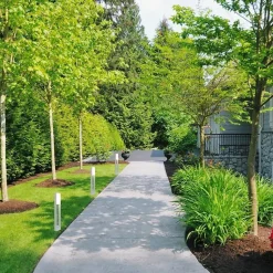 Borne de Jardin Design Blanche 10W LED Samsung IP65 - Blanc Neutre 4000K - 5500K - SILAMP