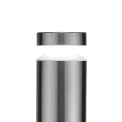 Borne Devlin LED intégrée 800lm 10W IP44 GoodHome chrome