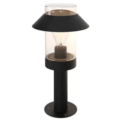 Borne d'extérieur Caprera taille S noir E27 25W IP44 GoodHome