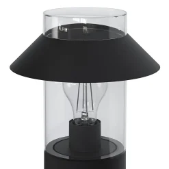 Borne d'extérieur Caprera taille S noir E27 25W IP44 GoodHome