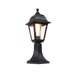 Borne d'extérieur classique noire 44 cm IP44 - Capital