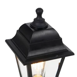 Borne d'extérieur classique noire 44 cm IP44 - Capital