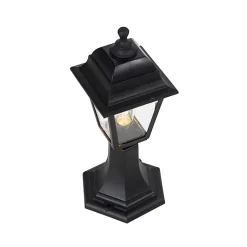 Borne d'extérieur classique noire 44 cm IP44 - Capital