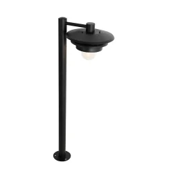 Borne d'extérieur design noir 100 cm IP44 - Morty